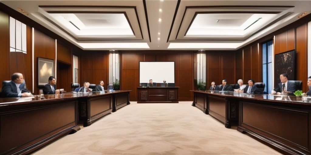 People inside a meeting room