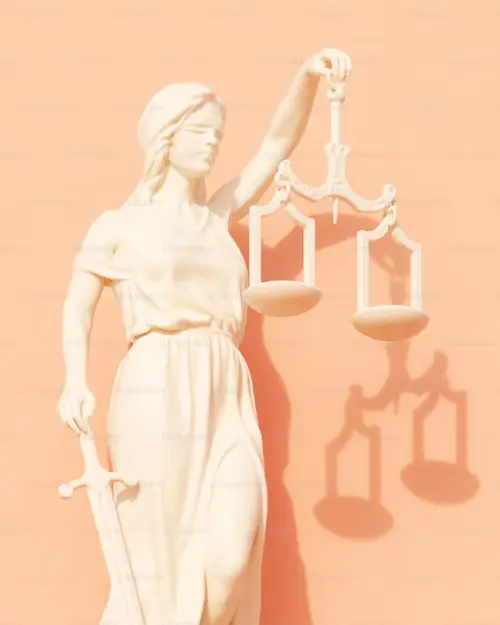 A White Statue of Liberty